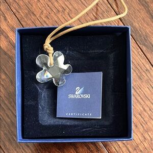 Swarovski Crystal flower pendant